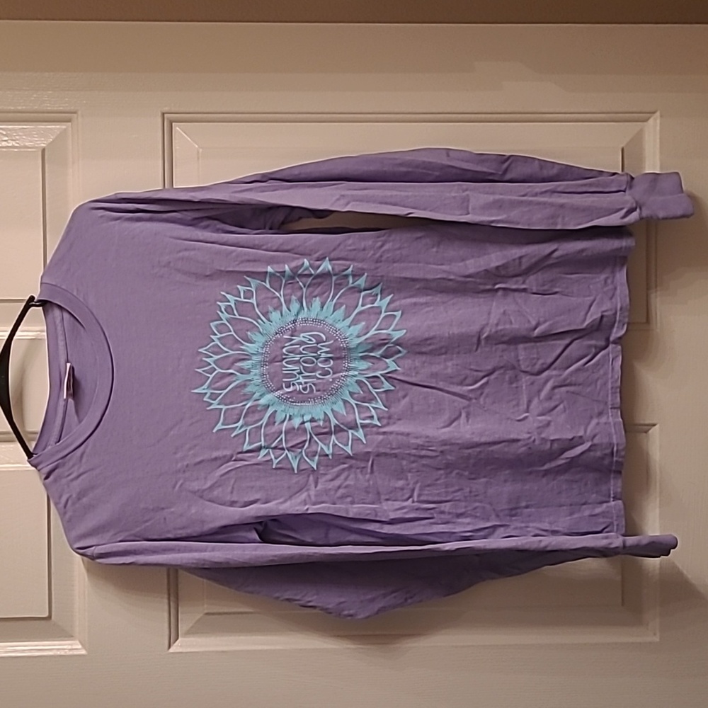 Girl's Long Sleeve Lilac Shirt